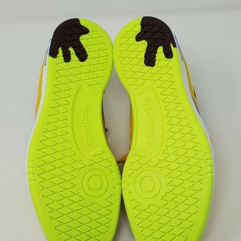 Reebok Club C 85 MU GS Minion Sneaker Tennis Youth Size 5 Yellow FX3352 New - Picture 8 of 9